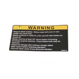 Предупреждающая наклейка, 2000572
