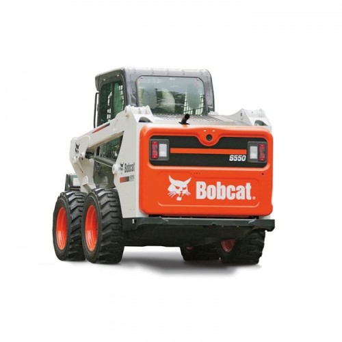 Наклейка на заднюю дверь с логотипом Bobcat белого цвета, 6735901