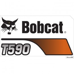 Левая модель T590 и наклейка Bobcat, 7302836