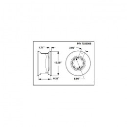 Диск колесный BOBCAT  7232568