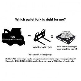 Вилы для поддонов, стандартные 2,5 тыс., С зубьями 42 дюйма, 7445050