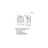 Стопорная гайка, Nut, Metric, Hex Prevailing Torque 14M7168 