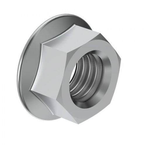 Фланцевая гайка, Nut, Metric, Hex Flange 14M7296 