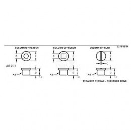 Пробка сливного отверстия, Plug, Drain, Metric, Hex Socket 15M7045 