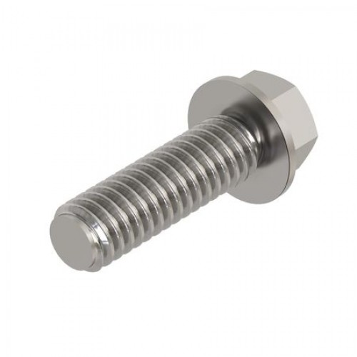 Болт, Screw, Flanged, Metric 19M7863 