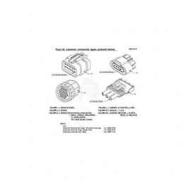 Корпус электр. разъема, Conn Delphi Mp150 10w Ms Blk Nylon 57M7265 