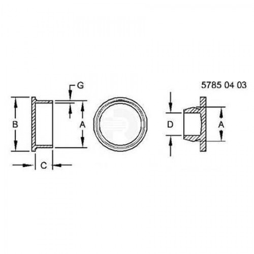 Заглушка, Plug, Plastic 17,0 Mm / Wn352 99M7109 