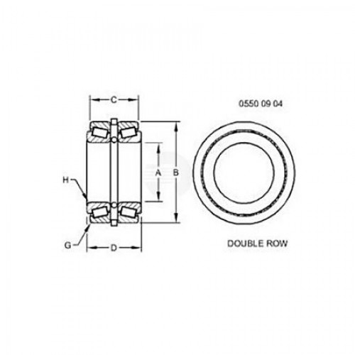 Конич. роликов. подшипник, Tapered Roller Bearing AE42998 