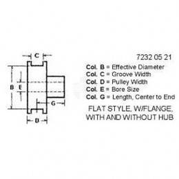 Натяжной шкив, Sheave Assy-flat Idler Pulley AH170234 