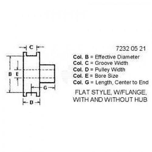 Натяжной шкив, Sheave Assy-flat Idler Pulley AH170234 