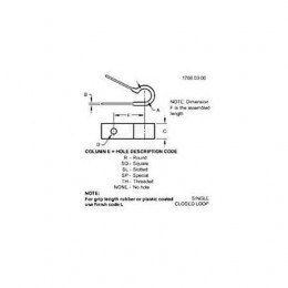 Зажимная скоба, Clip Assy-insulated AH79175 