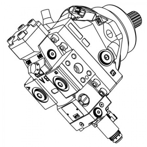 Гидравлический мотор, Hydraulic Motor, H1b 110 AKK22431 