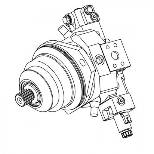 Гидравлический мотор, Hydraulic Motor, 107cc, Bent Axis, AKK22748 