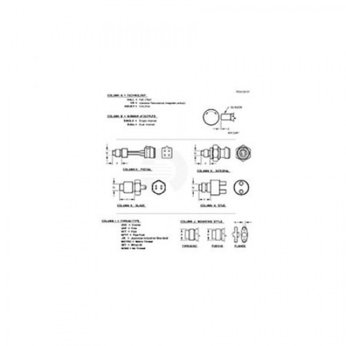 Датчик скор. вращ. кол., Wheel Speed Sensor, Magnetic Pick U AL204621 