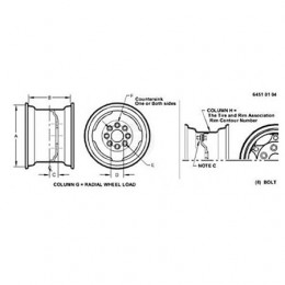 КОЛЕСО, Wheel, 15 X 10 Lb AN241674 