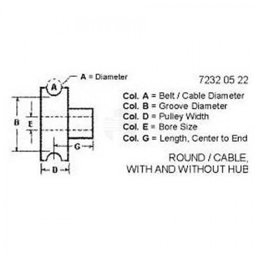 Натяжной шкив, Sheave - Idler Assembly AN277319 