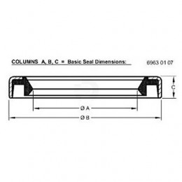 Сальник, Seal, Oil AR103873 