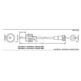 Ведущий тросик, Cable Assy-engine Tach Hour Meter AR26721 