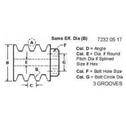 Шкив с демпфером, Damper Assembly AR57241 