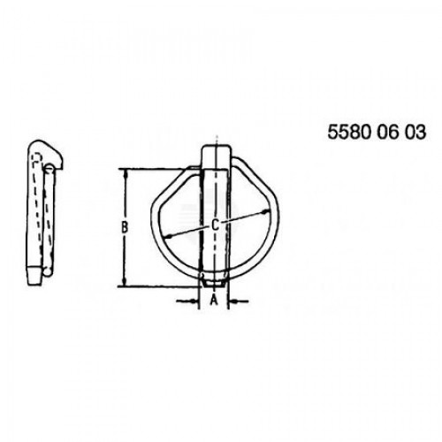 Быстрозамыкающийся штифт, Pin,quick Lock AR62150 