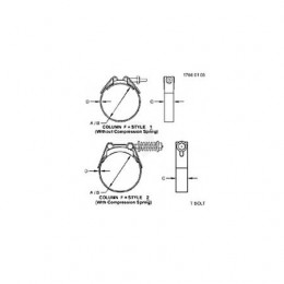 Скоба, Clamp, Heavy Duty Band AT105289 