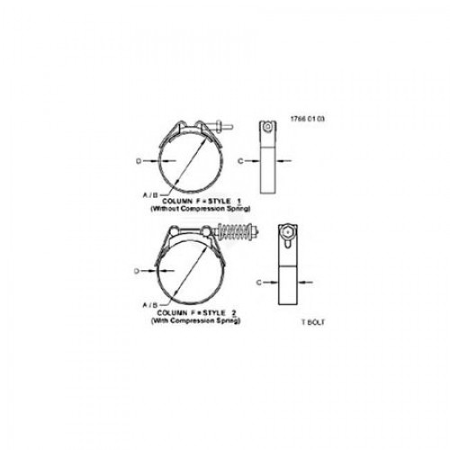 Скоба, Clamp, Heavy Duty Band AT105289 