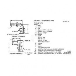 Коленчатый патрубок, Elbow Fitting, Elbow,90 Degree Adju AT174697 