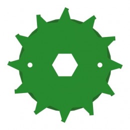 Ролик, Roll, Upper Rear Feed Roll - Narrow AZ71834 