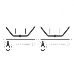 Комплект вилки, Yoke Kit, Yoke Kit With Up Stops BUC10224 