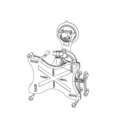 Комплект кронштейна, Bracket Kit, Tablet Mount Dual Suct BXE10607 