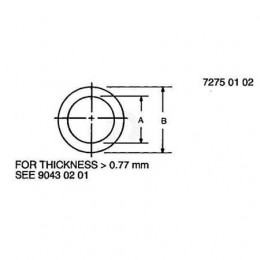 Прокладка, Washer,thrust F2253R 