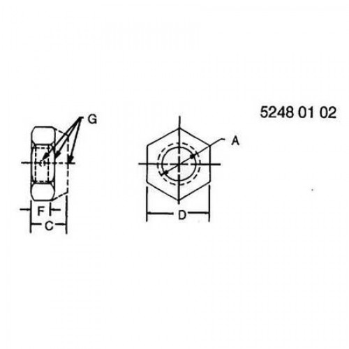 Стопорная гайка, Lock Nut F3220R 