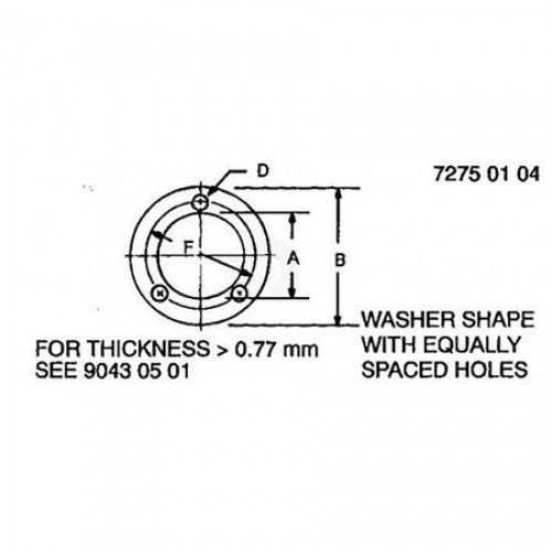 Прокладка, Shim-.030 T S Cylinder Drive H102533 