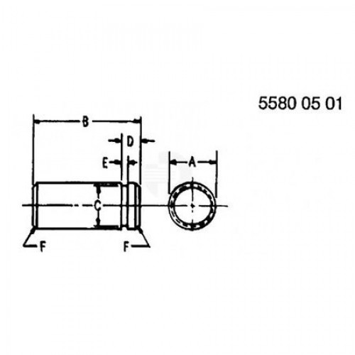 Штифт, Rod-straw Chopper Blade H139600 