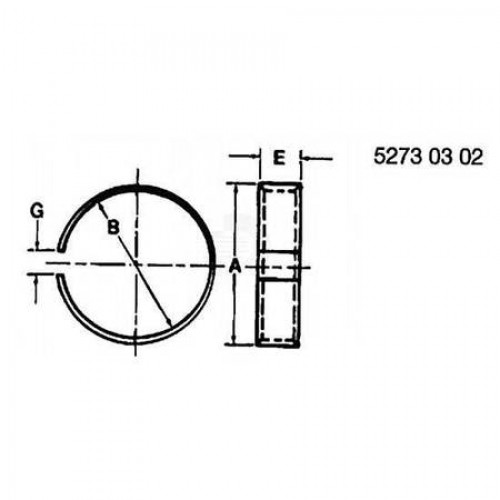 Компенсационное кольцо, Wear Ring, Rod, 50 H152794 