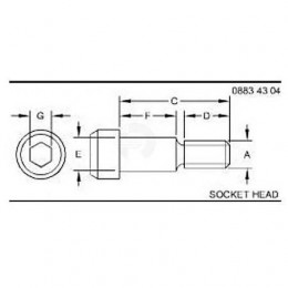 Винт, Screw, Metric Socket Head H175609 