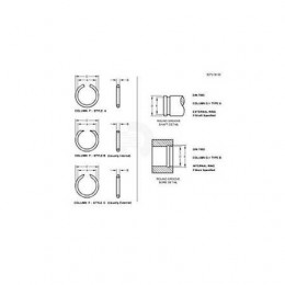 Пружинное кольцо, Snap Ring, Internal, 90 H180103 