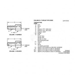 Фитинг, Fitting,reducer Female Pipe To Male H217849 