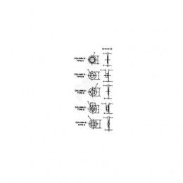 Гайка, Nut, Push-on Bolt Retainer M84309 
