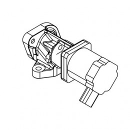 Клап. рецирк. выхл. газ., Valve, Egr MIU802188 