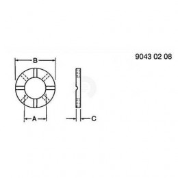 Упорная шайба, Washer, Thrust R100774 