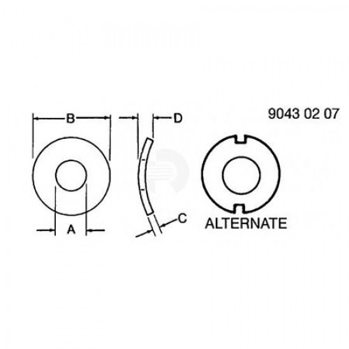 Шайба, Washer, Curved R111382 