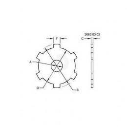 Тормозной диск, Plate, Reverse Brake Piston Return R135537 