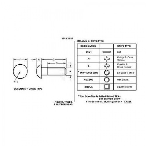 Винт, Screw, Hex Socket Button Head R184640 