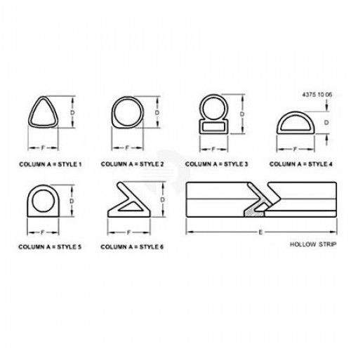 Изолятор, Seal, Inner Roof To Frame R308960 