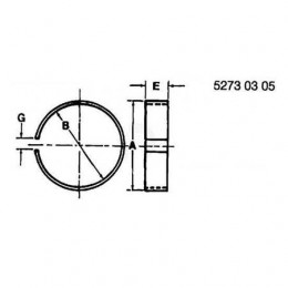 Кольцо поршня, Ring,sealing R39280 