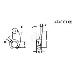 Рычаг, Lever R50012 