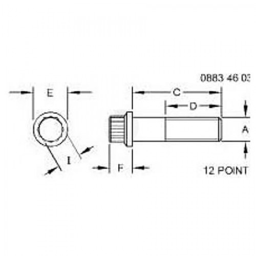 Винт, Screw, Connecting Rod, Vis De Biell R501124 