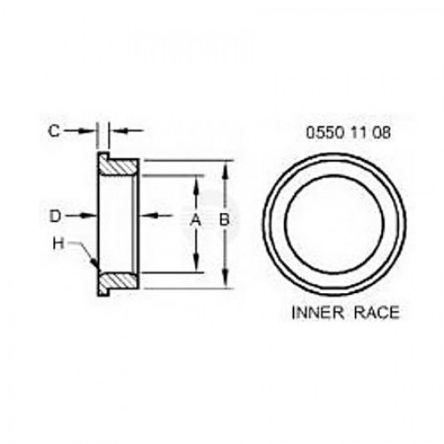 Дорожка подшипника, Race,thrust Bearing R51340 