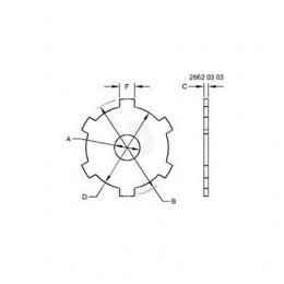 Пластина муфты, Plate,clutch Drive R85626 